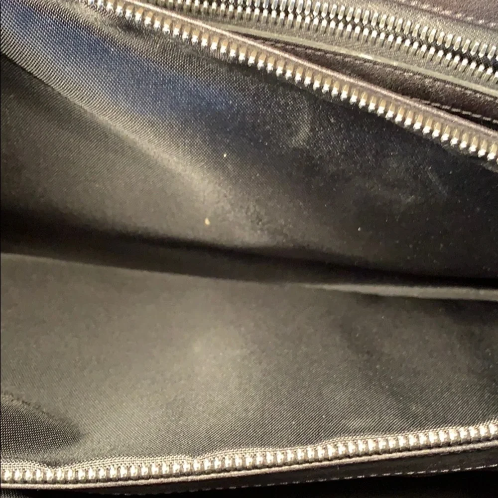 Vintage Coach lock/keys computer shoulder leather